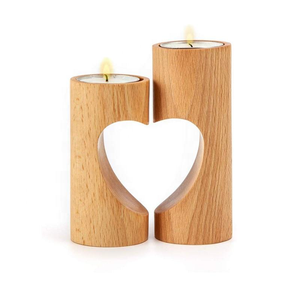 Home Decoration Modern <b>Tea</b> <b>Light</b> <b>Holder</b> Wooden Candle <b>Holder</b> - Product Image 6
