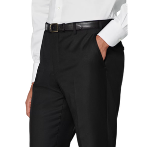 Pantalon Homme Décontracté Habillé Coupe Slim Jambe Droite Taille Moyenne Léger Confortable Sur Mesure pour le Bureau - Product Image 5