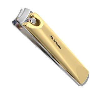 Juego de cortaúñas dorados, paquete de 2 cortaúñas de acero inoxidable afilado Premium con estuche de lata de viaje resistente - Product Image 4