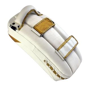 Pad de frappe professionnel personnalisé pour Muay Thai, Pad de frappe incurvé pour boxe thaï, en cuir PU, pour entraînement MMA et Karaté, avec logo personnalisé, vente en gros - Product Image 2