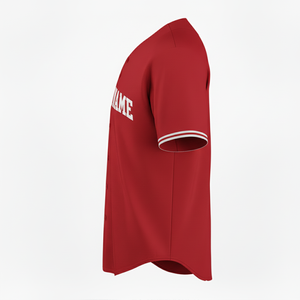 เสื้อเบสบอลสั่งทำขายส่งพร้อมดีไซน์กระดุมเต็มตัวและพิมพ์ชื่อสำหรับทีมโรงเรียนและชุดกีฬาสโมสร เสื้อซอฟต์บอล - Product Image 3