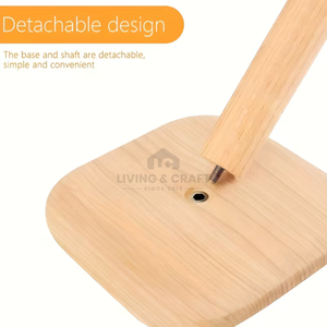 Support de cuisine et salle de bain en bois JUNJI, installation facile, type sur pied, organisateur de rouleaux de papier, séchoir à serviettes, support pliable pour comptoir - Product Image 3