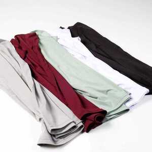 เสื้อยืดคอกว้างผู้ชายผ้าฝ้าย 100% ระบายอากาศได้ดี สไตล์สตรีทแวร์สำหรับออกกำลังกาย ใส่สบายในฤดูร้อน มีไซส์ใหญ่ แขนสั้น ทรงโอเวอร์ไซส์ - Product Image 2
