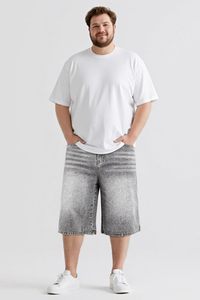 Pantalones Cortos de Moda Urbana para Hombre, Estilo Vintage, Personalizados, de Mezclilla, para Verano, Venta al Por Mayor - Product Image 2