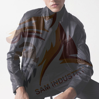 Services OEM, veste en cuir pour homme de haute qualité, design personnalisé, nouveaux modèles de vestes en cuir d'hiver pour homme