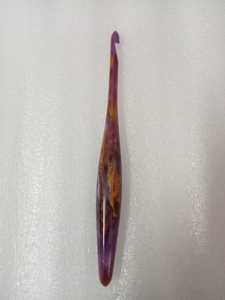Imperial Crafted Home Resin <b>Crochet</b> <b>Hook</b> Set Handcrafted Artistic Hand Painted Yarn Weaving Tools 18cm 2mm ICH234 Uttar Pradesh - Product Image 3