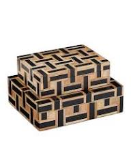 Best Price Handcrafted Black & White <b>Floral</b> Bone Inlay Storage Organizer Decorative Box for Jewelry Gifts Keepsakes <b>Boxes</b> - Product Image 4