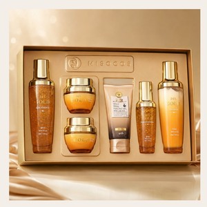 Produit de soin de la peau coréen K-Beauty Misocos Groa, ensemble de 6 pièces, fabriqué en Corée, soin de la peau coréen unisexe doré - Product Image 6