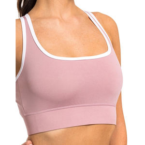 Conjunto de Yoga de 2 Piezas para Mujer, Nuevo Diseño, Transpirable, de Secado Rápido, Cintura Elástica Alta, Tela de Spandex/Poliéster de Alta Calidad - Product Image 4