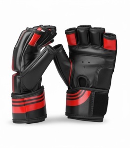 Guantes de Boxeo Profesionales con Logotipo Personalizado, de Cuero PU con Cordones, Transpirables, de Alta Calidad - Product Image 4