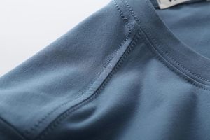 Camisetas de Lujo para Hombre, Estilo Urbano, Color Sólido, Corte Regular, Manga Regular, 100% Algodón Canvas, 220 Gramos, Nueva Colección - Product Image 5