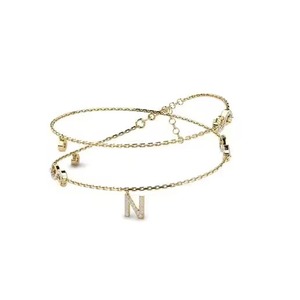 Colgante de Plata 925 con Letra N y Moissanita, Joyería Clásica Unisex de Moda, Regalo, Colgante de Moda - Product Image 2