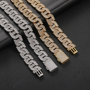 Mens Moissanite 925 Silver Cuban Link <b>Chain</b> Iced Out Hip Hop <b>Necklace</b> Luxury Statement <b>Chain</b> For Men Fashion Gift Style Lo - Product Image 5