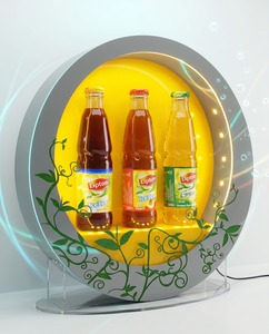 Exhibidor LED Acrílico Giratorio y Levitante para Bebidas, Publicidad de Licores, Botellas, Color Personalizado, Centros Comerciales, OEM/ODM - Product Image 5