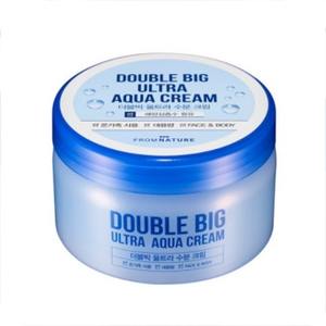 Crème hydratante à l'acide hyaluronique double ultra-concentré Fromnature, grande capacité, flacon de 500 ml - Product Image 1