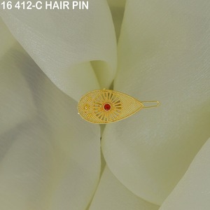 Pasador de Pelo Decorativo Chapado en Oro Árabe para Mujer, Joyería para el Cabello al por Mayor, Accesorios de Moda Árabe para el Cabello al por Mayor B2B - Product Image 2