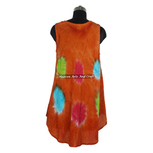 Novedades 2026, Vestido Largo Elegante sin Mangas para Mujer, Estilo Casual, Tie Dye, Boho, Gitano, de Rayón, para la Noche - Product Image 3