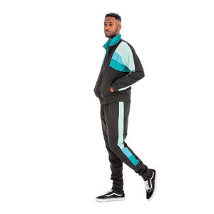 Ensemble de survêtement coupe-vent pour homme, coupe ample, en nylon et polyester, vêtements de sport, veste et pantalon respirants et coupe-vent - Product Image 5