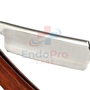 มีดโกนหนวดแบบคลาสสิกสำหรับร้านตัดผม  ใบมีดสแตนเลส โกนสะอาด - Product Image 5