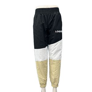 Dernier design de survêtement coupe-vent de gymnastique pour hommes en nylon 100% personnalisé avec fermeture à glissière complète poids léger contraste de couleurs bas actifs - Product Image 5