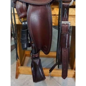 Silla de Montar Profesional de Cuero para Caballo, Silla de Equitación Personalizada Estilo Western Hecha a Mano, Fabricante Mayorista OEM - Product Image 4