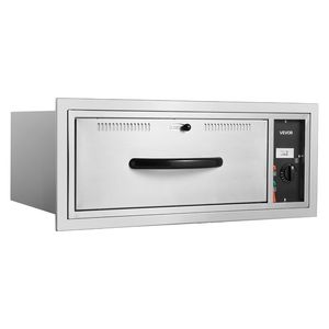 Calentador de Alimentos Eléctrico Comercial de Acero Inoxidable con un Solo Cajón, Instalación Integrada, Gabinete Calentador 85 - Product Image 1