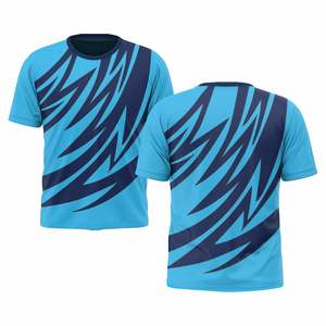 Camisetas Deportivas Personalizadas para Hombre, 100% Poliéster Tejido, Transpirables, de Secado Rápido, Manga Corta, Alta Calidad, Ecológicas, Ropa Urbana, OEM - Product Image 1