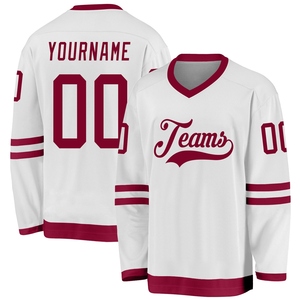Jersey de Hockey Personalizado al por Mayor, de Alta Calidad, Directo de Fábrica, con Diseño de Camuflaje Negro y Gris, en Honor al Servicio - Product Image 2