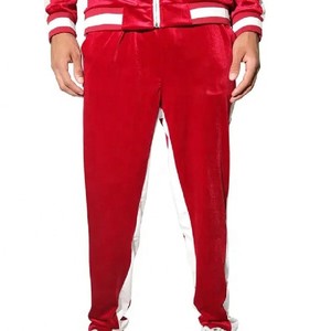 Survêtement en velours pour homme, logo personnalisé, streetwear, manches longues, séchage rapide, respirant, matériau polyester-coton, best-seller, vente en gros - Product Image 6