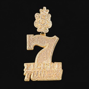 Custom Pass Diamond Tester Hip Hop Vvs Moissanite Charms Necklace Iced Out 925Silver Letter Name <b>Pendant</b> <b>Initial</b> Letter <b>Pendant</b> - Product Image 1