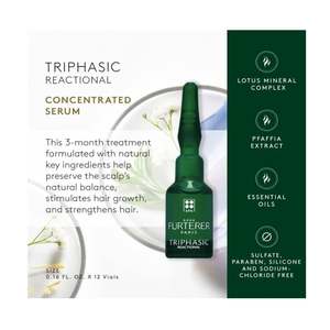 เรเน่ เฟอร์เทอร์เรอร์ ทริฟาซิก รีแอคชันแนล แฮร์ ลอส ทรีทเมนท์ - 5 มล. x 12 ขวด - Product Image 3
