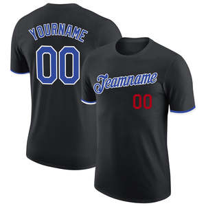 เสื้อเบสบอลแบบสปอร์ตสั่งทำพิเศษ เสื้อผ้าลำลองสำหรับฝึกซ้อม ปักลายปักตัวอักษรและหมายเลขตามสั่ง เสื้อเบสบอลผู้ชาย - Product Image 1