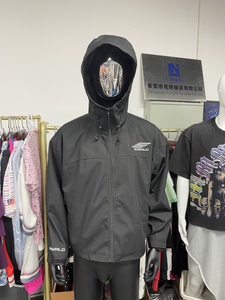 Chaqueta Deportiva Personalizada para Hombre, Amarillo Brillante, con Capucha, Impermeable, Transpirable, Ecológica, de Poliéster/Nailon, con Cierre de Cremallera, para Otoño y Actividades al Aire Libre - Product Image 6