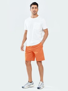 Shorts en coton de haute qualité pour hommes, confortables, légers, pour l'été, avec taille élastique, décontractés, pour la détente, la gym, l'entraînement, la course à pied - Product Image 6