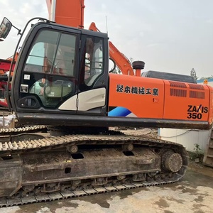 Excavatrice Hitachi d'occasion, équipement de construction lourd, couleur orange, type sur chenilles - Product Image 3