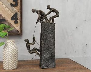 Escultura de Aluminio de Lujo, Figura Metálica Artística de Alta Calidad para Decoración de Interiores Premium - Product Image 5