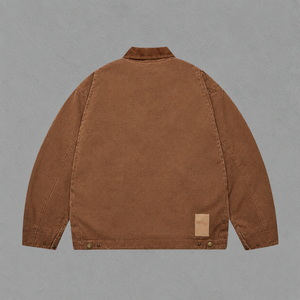 Customized OEM Cleanfit Washed Distressed DUCK Canvas Waterproof Heated Breathable Quick Dry Winter Solid Vintage Front - Product Image 2