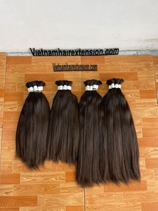 Extensiones de Cabello Vietnamitas 100% Cabello Humano Virgen Vietnamita en Paquetes, Extensiones de Cabello Remy, Color Natural, 3 Piezas de 100g - Product Image 6