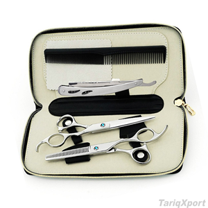 Juego de Tijeras de Peluquería Profesionales de Acero Inoxidable para Salón de Belleza, con Tijeras de Adelgazamiento y Herramientas de Belleza - Product Image 3