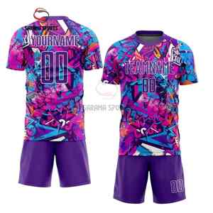Nuevo Diseño, Uniformes de Fútbol Blancos al por Mayor, Secado Rápido, Logotipo Personalizado, Nombre del Equipo, Uniforme de Fútbol, Conjuntos de Camisetas de Fútbol para Hombre - Product Image 6