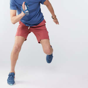 กางเกงขาสั้นสีชมพูเรียบแบบสั่งทำพิเศษสำหรับผู้ชายที่ได้รับความนิยมสูงสุด กางเกงออกกำลังกายสำหรับผู้ชายที่น้ำหนักเบาและระบายอากาศได้ดี - Product Image 6