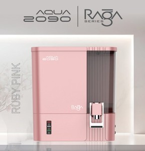 Purificateur d'eau RO RAGA SERIES RUBY PINK Aqua 2090, réservoir de 10 L, 12-15 L/h, montage mural/au comptoir, LED, plastique ABS de qualité alimentaire - Product Image 6