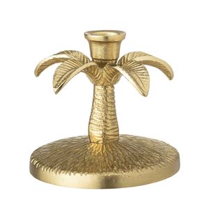 Portavelas Decorativo de Hierro con Patrón Geométrico en Forma de Espiral Circular, Acabado Dorado, para Decoración y Regalos - Product Image 6