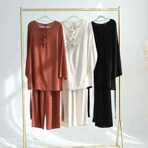 Abaya Informal Moderna y Sencilla para Mujer, Estilo Dubái, Vestido Largo Islámico Modesto, Ligero y Transpirable - Product Image 5