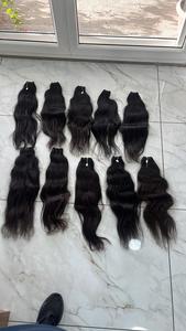 Nueva llegada de alta calidad de doble trama Remy Virgin Temple paquetes de cabello humano 20-30 pulgadas suave cuerpo ondulado todos los colores directo indio - Product Image 3