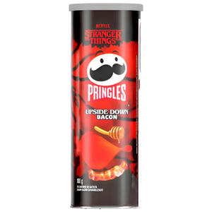Pringles Stranger Things Upside Down Bacon 100g Edición Limitada, Papas Fritas con Rico Sabor a Bacon Ahumado - Product Image 3