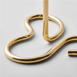Antique Fancy <b>Brass</b> <b>Candlestick</b> Holder Set Golden Decorative Wedding Home Centerpiece - Product Image 2