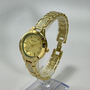 Montre à quartz pour femme Z2479-B, boîtier rond en alliage, cristaux tchèques sur le bracelet - Product Image 2