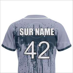 Custom Baseball Jersey Uniform Set Moisture Wicking Quick Dry Polyester Sublimation Team Sportswear OEM In Cheap Price - Product Image 5