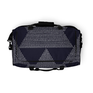 Bolsa de Gimnasio Personalizada de Alta Calidad con Diseño Geométrico Ondulado en Zigzag, Transpirable y Ligera - Product Image 4
